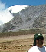 Bruce during descent