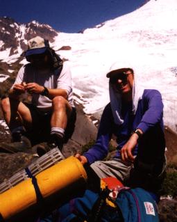 Bruce and Rod on the Railroad Grade.